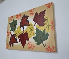 Cuadro decorativo HOJAS OTOÑO 2 - Galería Oneris