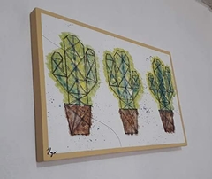 Cuadro Decorativo CACTUS GEOMETRICO - Galería Oneris