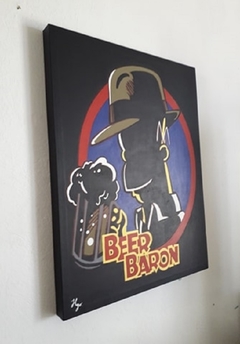 Cuadro Decorativo de Homero Simpson beer baron 