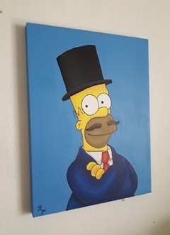 Cuadro Decorativo de Homero Simpson cosme fulanito 