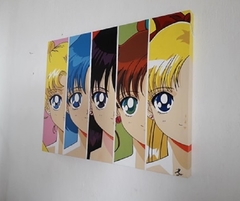 Cuadro Decorativo SAILOR INNERS SENSHIS SAILOR MOON DE LOS 90