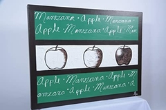 Cuadro Decorativo MANZANAS LETTERS 3 - comprar en línea