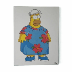 Cuadro Decorativo de Homero Simpson gordo