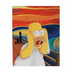 Cuadro Decorativo de Homero Simpson EL GRITO