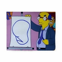 Cuadro Decorativo de los simpson LA DIGNIDAD KIRK VAN HOUTEN