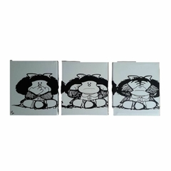 Cuadro decorativo pintado a mano de MAFALDA