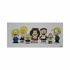 Cuadro Decorativo MAFALDA Y SUS AMIGOS