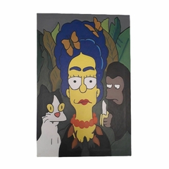 Cuadro Decorativo Marge Simpson FRIDA KAHLO