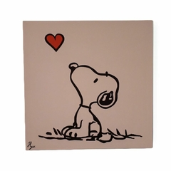 Cuadro decorativo SNOOPY CORAZON