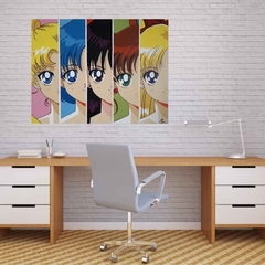 cuadro decorativo de SAILOR MOON obra de arte popart artepop cultura pop ANIME CLÁSICO 