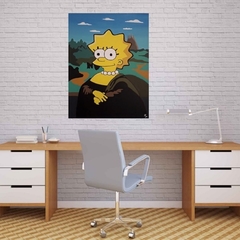 cuadro decorativo de homero simpson obra de arte popart artepop simpsonart cultura pop