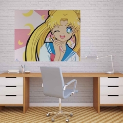 cuadro decorativo de SAILOR MOON obra de arte popart artepop cultura pop