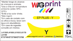 EPSON PLUS YELLOW 70ML L3110 L3210 L4150 L5190 L5290 L6160 - comprar online