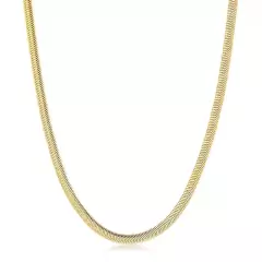 Colar Cordão Fio Alemão 3MM Banhado Ouro 18k