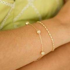 PULSEIRA INSPIRAÇÃO BANHADA OURO 18K - comprar online