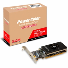 GPU AMD POWER COLOR RX 6400 LOW PROFILE 4GB