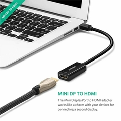 CONVERTIDOR 4K UGREEN MINI DP A HDMI BLACK - comprar en línea