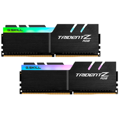 MEM DDR4 GSKILL TRIDENT Z 2x8GB 3000MT/S RGB CL16 BLACK - comprar en línea
