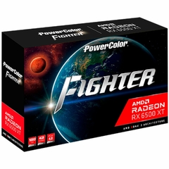 GPU AMD POWER COLOR RX 6500 XT FIGHTER 4GB - comprar en línea