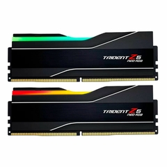 MEM DDR5 GSKILL TRIDENT Z5 RGB 64GB 2X32GB 6400MTS CL32 NEGRO en internet