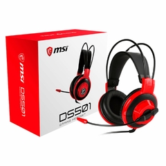 DIADEMA MSI DS501 GAMING HEADSET RED