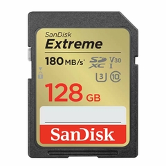 MEM SD SANDISK EXTREME 128G CL10 U3 V30 180MBS SDSDXVA 128G GNCIN