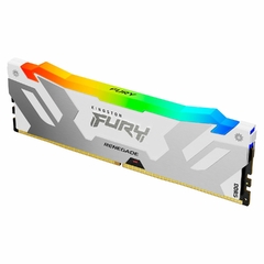 MEM DDR5 KINGSTON FURY RENEGADE BLANCO RGB XMP 16GB 6800MTS CL36 - comprar en línea