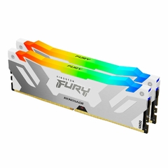 MEM DDR5 KINGSTON FURY RENEGADE BLANCO RGB XMP 32GB KIT DE 2 6400MTS CL32 - comprar en línea