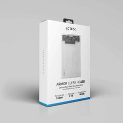 CAJA DE DISCO DURO ACTECK ARMOR CLEAR HC430 HDD 2.5 USB MICRO B COLOR TRANSPARENTE - Store PC Bit MX