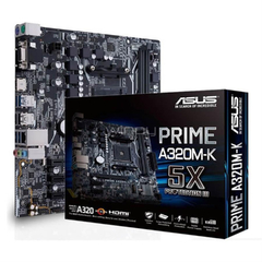 MB AMD ASUS PRIME A320M K AM4 2DDR4 32GB 2133 A 3200MHZ M.2 HDMI SATA PCIE3.0