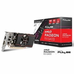 GPU AMD SAPPHIRE PULSE RX 6400 GAMING 4GB LOW PROFILE