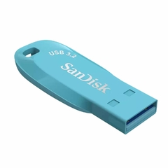 MEM USB SANDISK ULTRA SHIFT 128GB USB 3.0 AZUL TURQUEZA SDCZ410 128G G46BB en internet