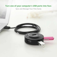 HUB UGREEN CR106 4 PUERTOS USB 2.0 BLACK - comprar en línea