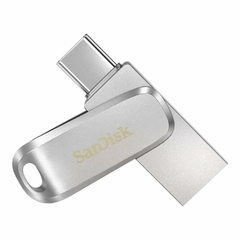 MEM USB SANDISK ULTRA DUAL LUXE DRIVE METALICA USB TIPO C 3.1 128 GB