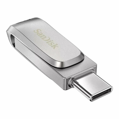 MEM USB SANDISK ULTRA DUAL LUXE DRIVE METALICA USB TIPO C 3.1 128 GB en internet