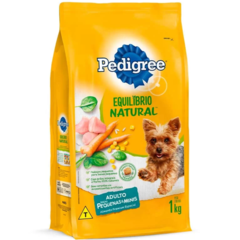 Ração Pedigree Equilíbrio Natural Adultos Raças Pequenas