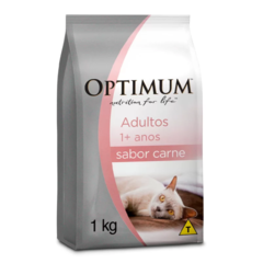 OPTIMUM DRY CAT ADULTOS CARNE 1KG