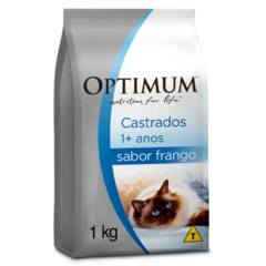 OPTIMUM DRY GATOS ADULTOS CASTRADOS FRANGO