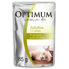 OPTIMUM GATOS SACHÊ SABOR FRANGO 85G - comprar online