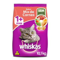 WHISKAS DRY ADULTO MIX DE CARNES 10,1KG