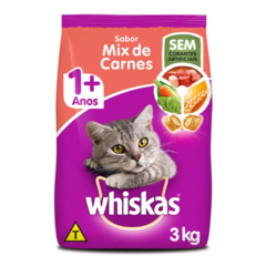 WHISKAS DRY GATOS ADULTOS CARNE