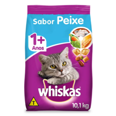 WHISKAS DRY GATOS ADULTOS SABOR PEIXE na internet