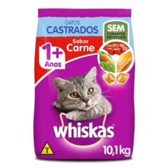 WHISKAS DRY GATOS CASTRADOS CARNE na internet