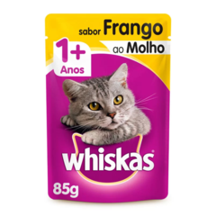 WHISKAS SACHÊ GATOS ADULTOS 85G