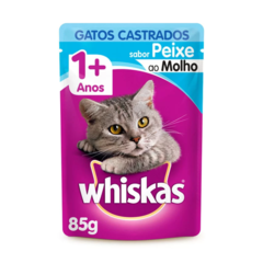 WHISKAS SACHÊ GATOS CASTRADOS 85G - comprar online