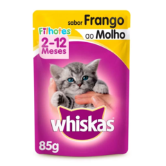 WHISKAS SACHÊ GATOS FILHOTES 85G - loja online