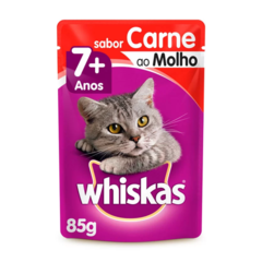 WHISKAS SACHÊ GATOS SENIOR 85G - comprar online