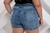 Shorts Jeans com Cinto (Escuro) - Flor Morena