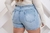 Shorts Jeans com Cinto (Claro) - comprar online