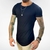 Camiseta Masculina Longline Canelada Ribana